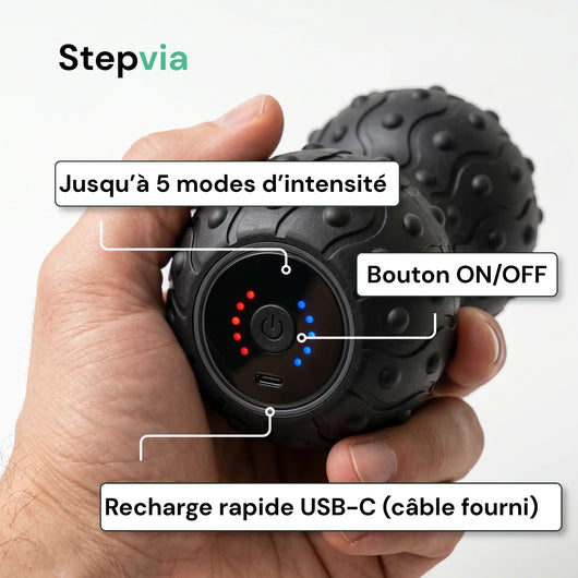 Masseur vibrant Stepvia - Le 1er pas du matin sans douleur