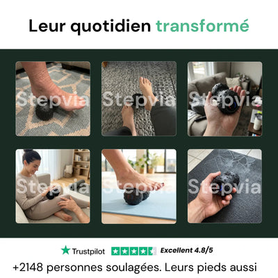 Masseur vibrant Stepvia - Le 1er pas du matin sans douleur