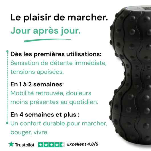 Masseur vibrant Stepvia - Le 1er pas du matin sans douleur